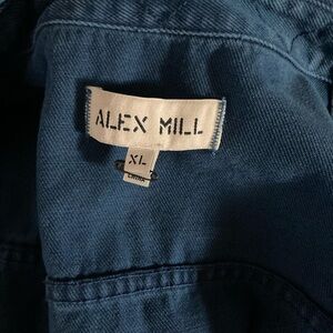 Alex Mill classic chore coat in French blue